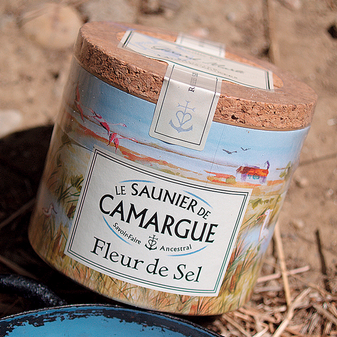 Boite de fleur de sel de Camargue